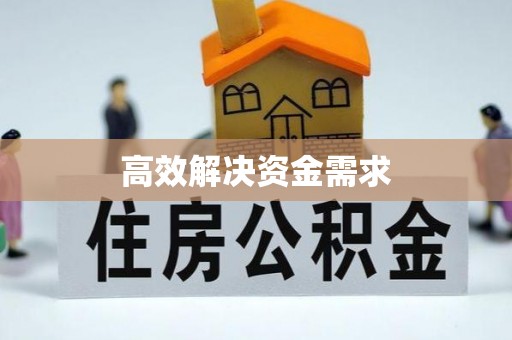 淄川高效解决资金需求