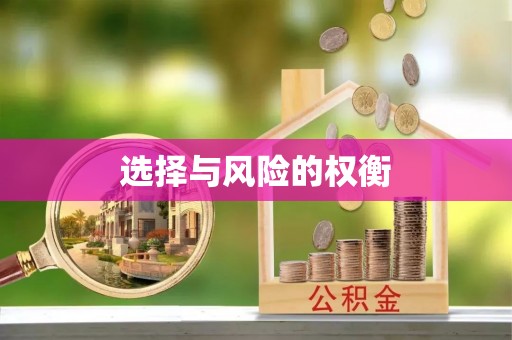 淄川选择与风险的权衡
